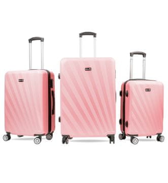 Aga Travel Set putnih kofera MR4653 Roza