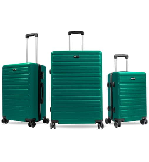 Aga Travel Set putnih kofera MR4657 Tamno zelena