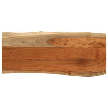 Vidaxl Ploča stola 100x40x3,8 cm Drvo akacije Prirodni rub