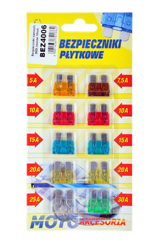 slomart Automobilski osigurači MIDI, set 10 komada