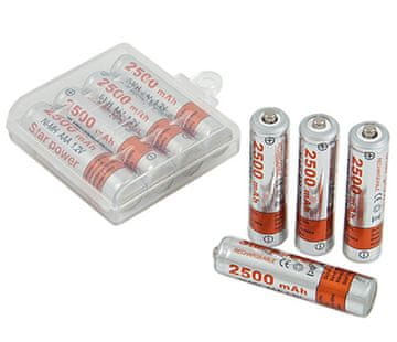 slomart ATL BC53 4x AAA Akumulatori Star Power 2500mAh
