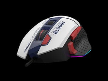 slomart A4Tech Bloody W95Max Gaming miš USB, mornarsko plava