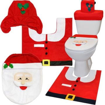 slomart Božićni set za kupaonicu Ruhhy 22360, 3 komada