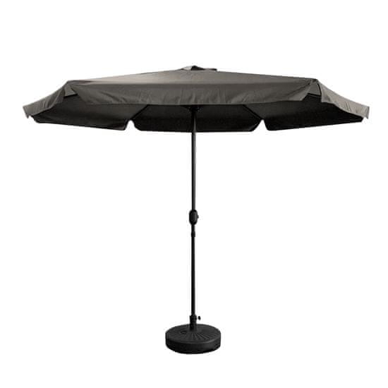 Aga Vrtni suncobran 300 cm MR2027 Tamno sivi