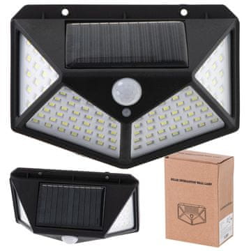 MG Wall Lamp solarna svjetiljka 100 LED, crno