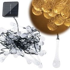 MG Icicle solarni lanac 30 LED 6.5m, topla bijela