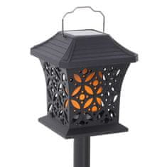 MG Standing Lantern solarna svjetiljka 12 LED, crno