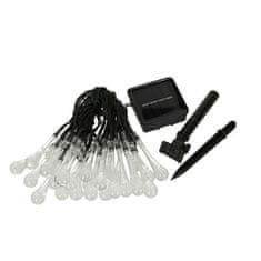 MG Icicle solarni lanac 30 LED 6.5m, topla bijela