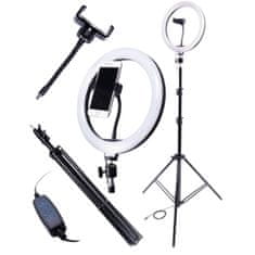 MG Ring Light svjetlosni prsten 60W + stativ 2.2m, crno