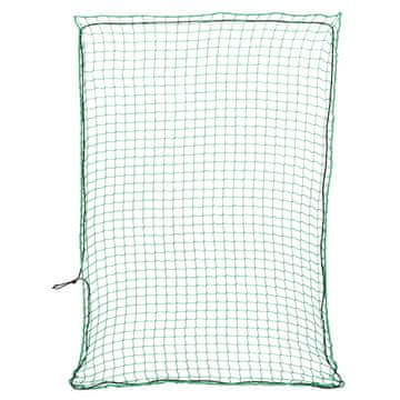 Vidaxl Mreža za prikolicu s elastičnim užetom zelena 4x3 m PP