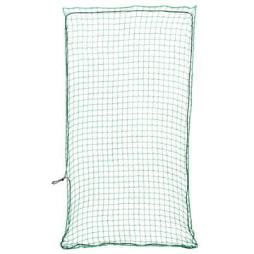 Vidaxl Mreža za prikolicu s elastičnim užetom zelena 7x3,5 m PP