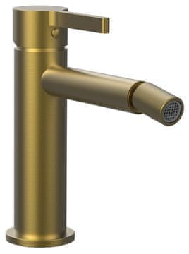 SAPHO ICONIC samostojeća bide mješalica, mat zlato