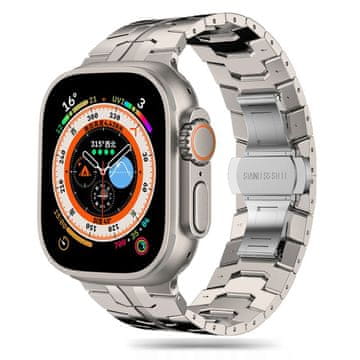 Tech-protect Stainless Line remen za Apple Watch 42/44/45/49mm, titanium