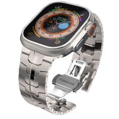 Tech-protect Stainless Line remen za Apple Watch 42/44/45/49mm, titanium