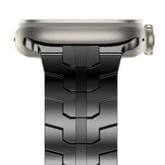 Tech-protect Stainless Line remen za Apple Watch 42/44/45/49mm, black