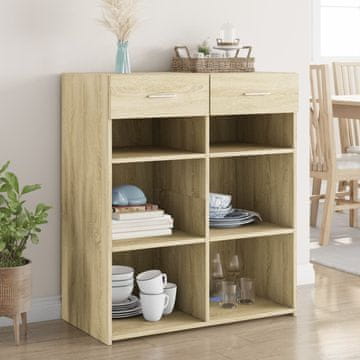 Vidaxl Ormarić, Sonoma hrast, 80x42,5x93 cm, materijal na bazi drva
