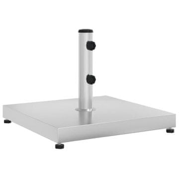 Vidaxl Podnožje suncobrana za šipke Ø32/38/48 mm, 28 kg, kvadratno
