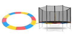 Aga Pokrivač za opruge na trampolinu 366 cm Trikolora