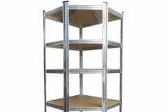 Aga Kutni metalni regal 180x70x40 cm 5 polica