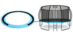 Aga Pokrivač za opruge za trampolin EXCLUSIVE 500 cm Svijetloplavi/Crni
