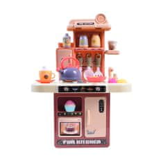 Aga4Kids Plastična kuhinjica MR6135 Smeđa