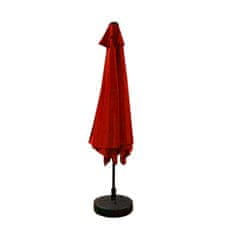 Aga Nagibajući vrtni suncobran 250 cm Crveni