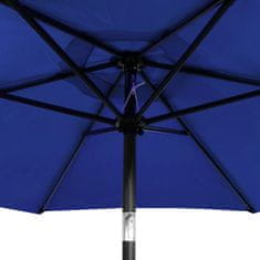 Aga Nagibajući vrtni suncobran 250 cm Plavi