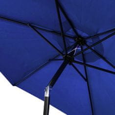 Aga Nagibajući vrtni suncobran 250 cm Plavi