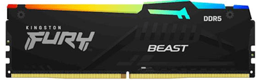 Kingston Fury Beast Expo RAM disk, DDR5, 16GB, CL32, DIMM, RGB (KF564C32BBEA-16)
