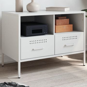 Vidaxl TV stalak bijeli 68x39x50,5 cm čelik