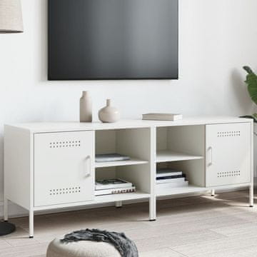 Vidaxl TV ormarići, set od 2, bijeli, 68x39x50,5 cm, čelik