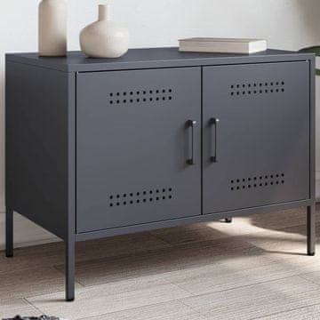Vidaxl TV ormarić antracit boje 68x39x50,5 cm čelik