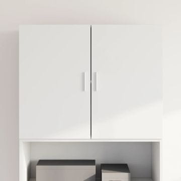 Vidaxl Zidni ormarić bijeli 80x42,5x64 cm materijal na bazi drveta