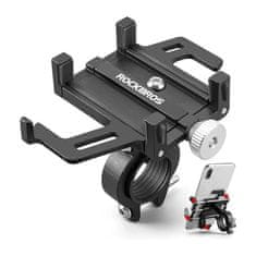 ROCKBROS Aluminum držač mobitela za bicikl, crno