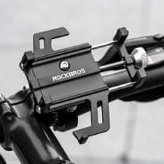 ROCKBROS Aluminum držač mobitela za bicikl, crno