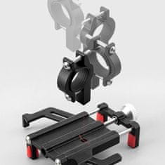 ROCKBROS Aluminum držač mobitela za bicikl, crno