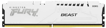Kingston Fury Beast RAM disk, DDR5, 16GB, CL32, DIMM, bel (KF564C32BW-16)