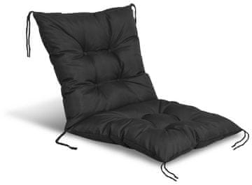 AIO FACTORY Vrtna blazina 50x50x50 cm po stolu, vodootporna, crna