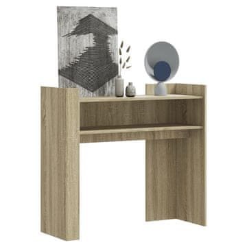 Vidaxl Konzolni stolić, hrast sonoma, 100x35x90 cm