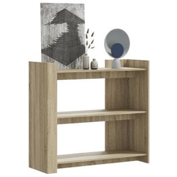 Vidaxl Konzolni stolić, hrast sonoma, 100x35x90 cm