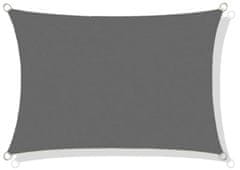 AIO FACTORY Senčno jadro, vodootporno, najlon, 3x5 m, sivo