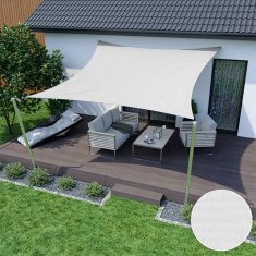 AIO FACTORY Jedro za zaštitu od sunca, vodootporni najlon, 3x3 m, bijelo