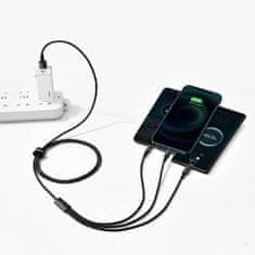 BASEUS USB kabel 3u1 Lightning/TypeC/Micro 1,5 m crni CAMLTWJ-01