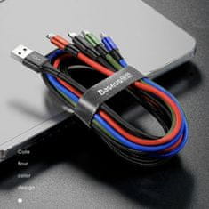 BASEUS USB kabel 4u1 Lightning/2xTipC/Micro 1.2m tri boje CA1T4-B01