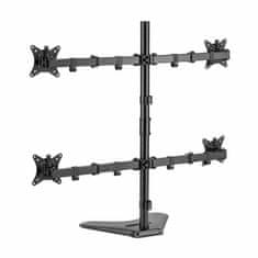 S-box nosač za stol za 4 monitora LCD-F048-2 crni
