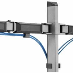 White Shark Nosač za 2 LCD monitora za stolna računala, crni GMS-3205 AMENHOTEP-II