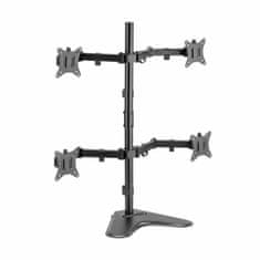 S-box nosač za stol za 4 monitora LCD-F048-2 crni