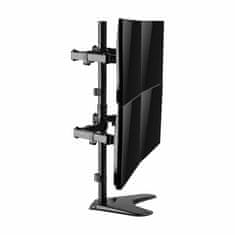 S-box nosač za stol za 4 monitora LCD-F048-2 crni
