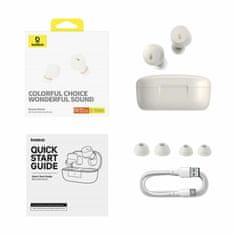 BASEUS Bowie E18 bijele bluetooth slušalice