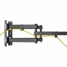 S-box Zidni nosač za TV PLB-1348-2 crni, kutni